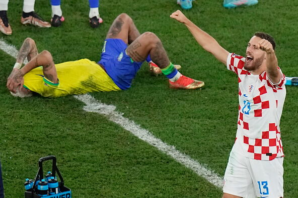 Nikola Vlašić slavi kraj uplakanog Nejmara na Svetskom prvenstvu 2022
