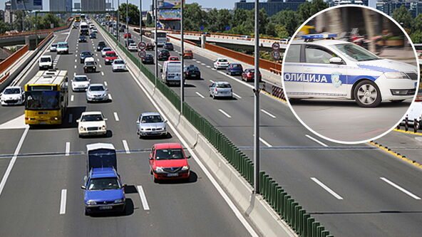 Policija, Gazela, Most Gazela, Beograd