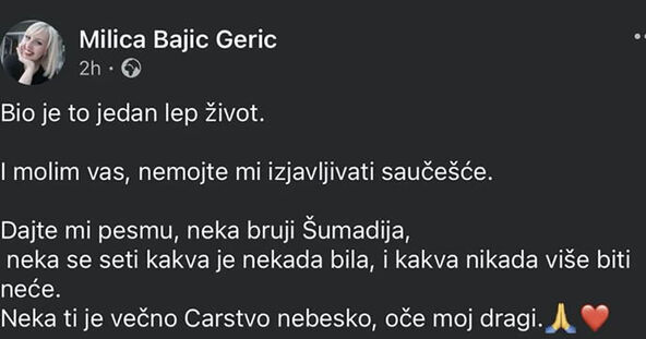 Andrija Bajić ćerka