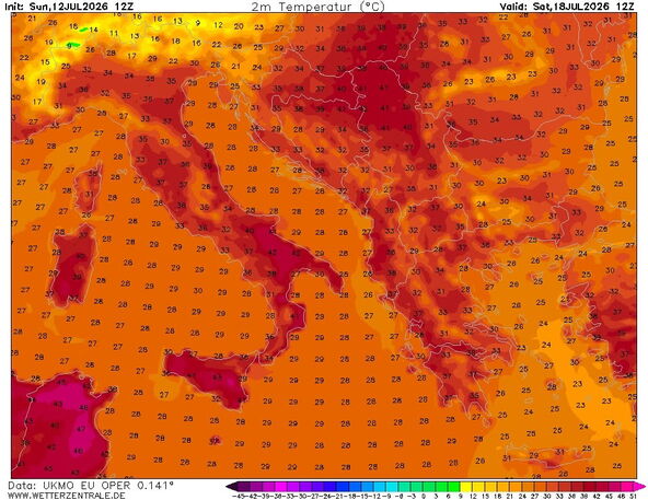 Vrućine počinju 18. jula