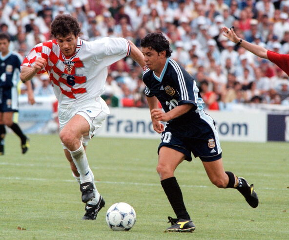 Slaven Bilić kao reprezentativac Hrvatske u fudbalu na Svetskom prvenstvu 1998
