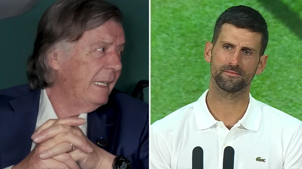 Adrijano Panata i Novak Đoković.