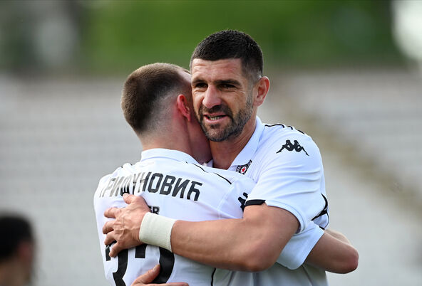 Mitrović i Trifunović u dresu Partizana