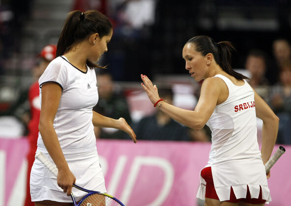 Ana Ivanović i Jelena Janković