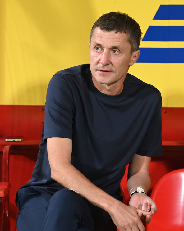 Saša Ilić na klupi Partizana.