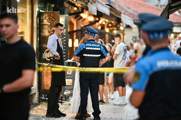 Pucnjava na Baščaršiji u Sarajevu