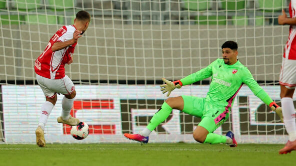Crvena zvezda prima gol od Hapoel Berševe