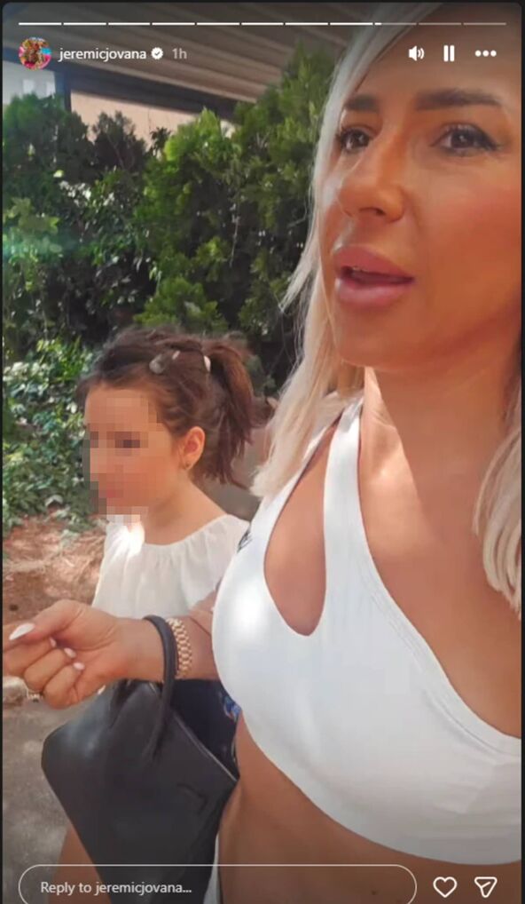 jovana Jeremić sa ćerkom