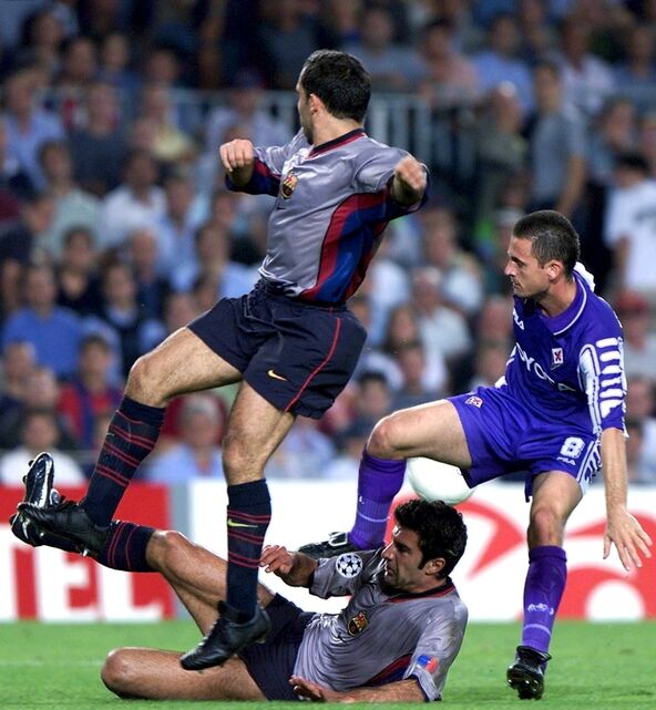 Predrag Mijatović na utakmici Barselona Fiorentina u Ligi šampiona