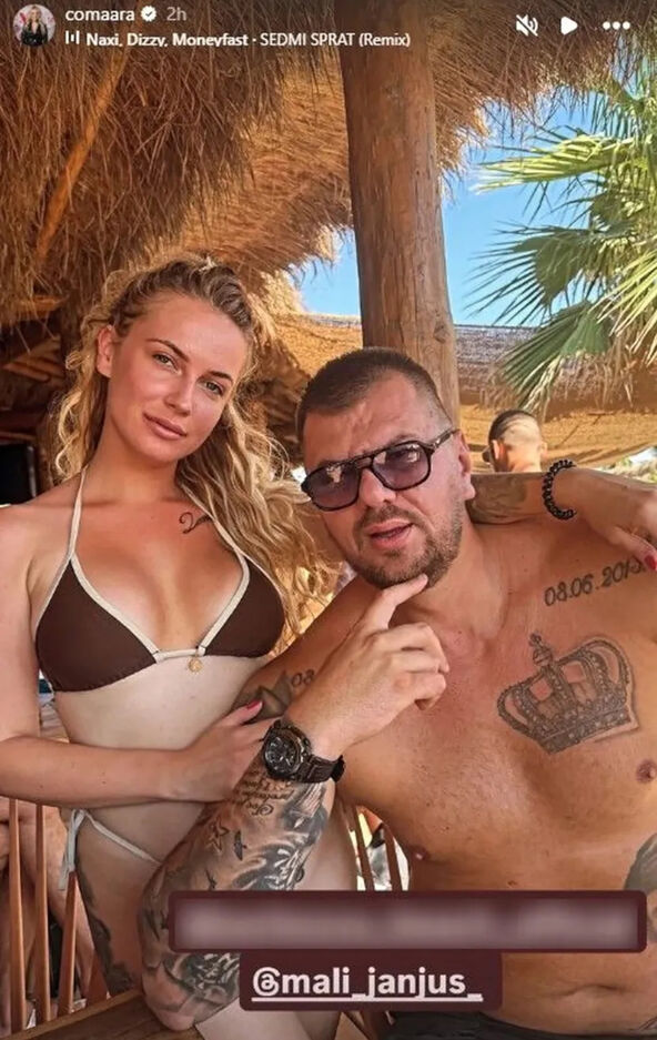 Milica Veličković i Janjuš na Adi Bojani