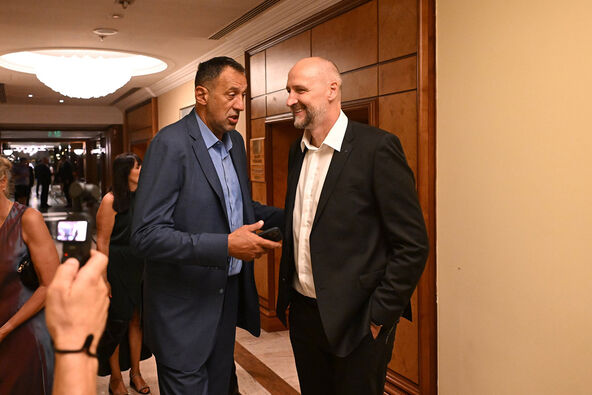 Dino Rađa i Vlade Divac.