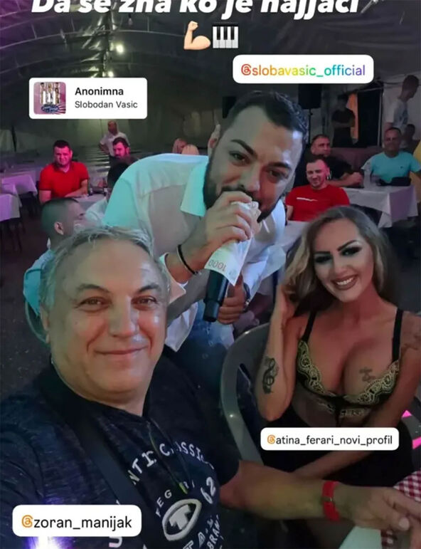 Sloba Vasić sa Atinom Ferari