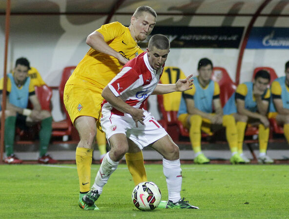 Idan Vered na utakmici Crvene zvezde