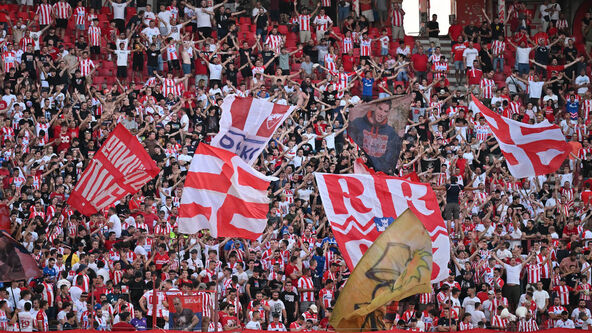 Navijači Crvene zvezde na Marakani