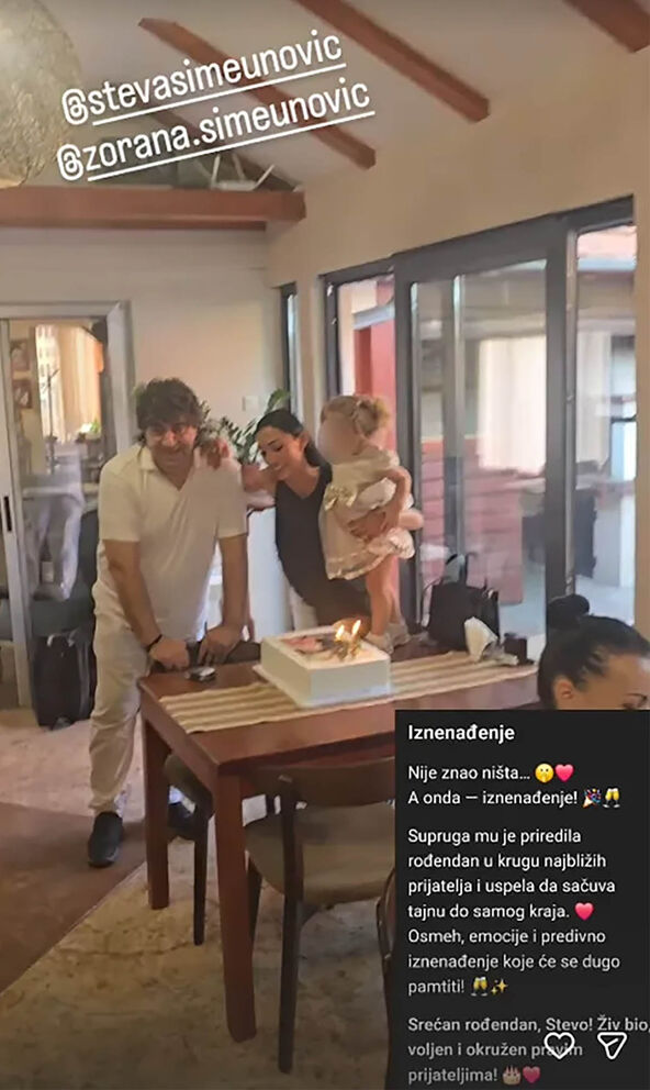iznenađenje za Stevu Simeunovića