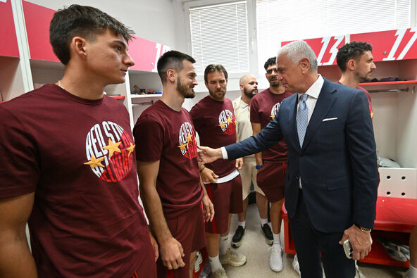 Zvezdan Terzić i Mirko Ivanić na pripremama Zvezde