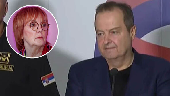 Ivica Dačić i Vedrana Rudan