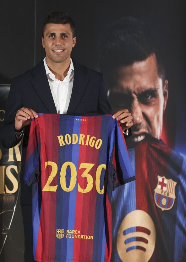 Rodri na promociji u Barseloni