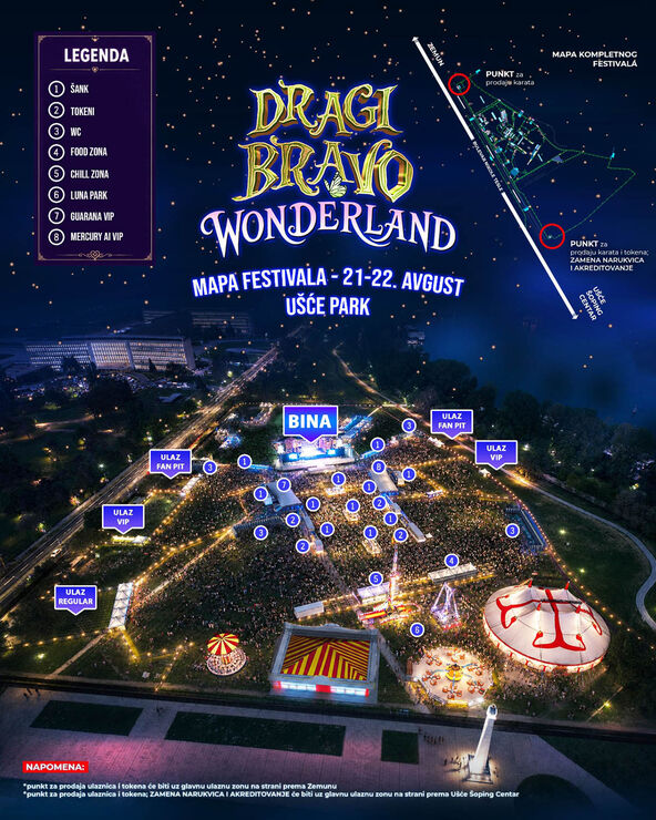 Dragi Bravo mapa festivala