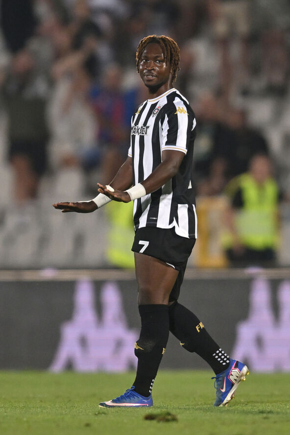 Čaka Traore napadač Partizana