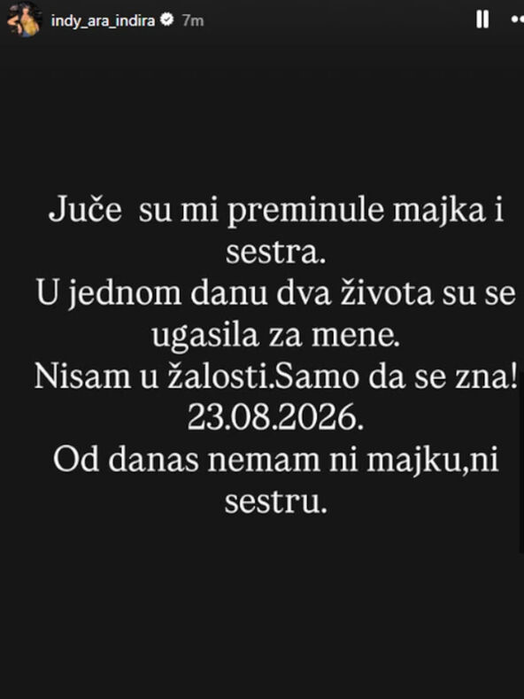šok objava Edite Aradinović o majci i sestri