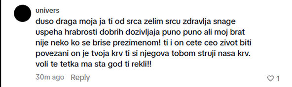 Komentar sestre Ivana Marinkovića