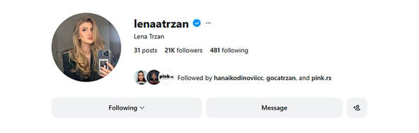Instagram Lene Tržan