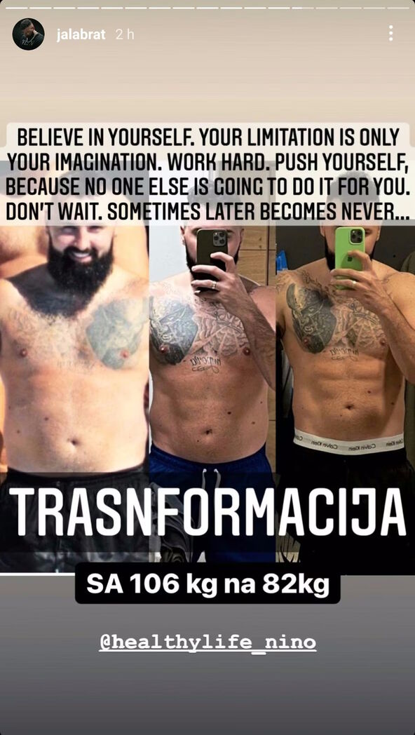 Jala Brat smršao 24 kilograma