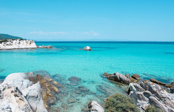 Orange beach, Grčka, Sitonija