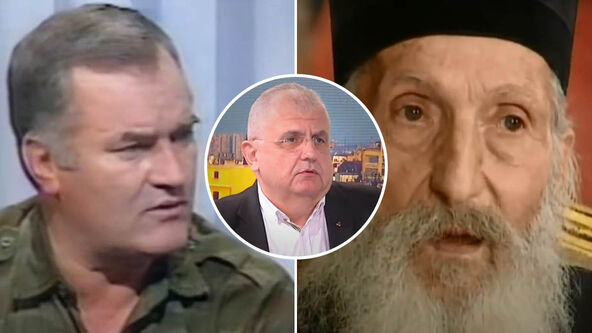 Ratko Mladić, Patrijarh Pavle, Nenad Čanak