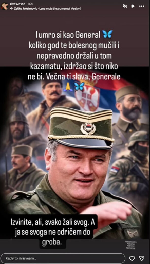 Objava Vesne Rivas