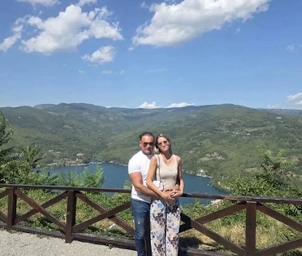 Dragan Stanković sa verenicom