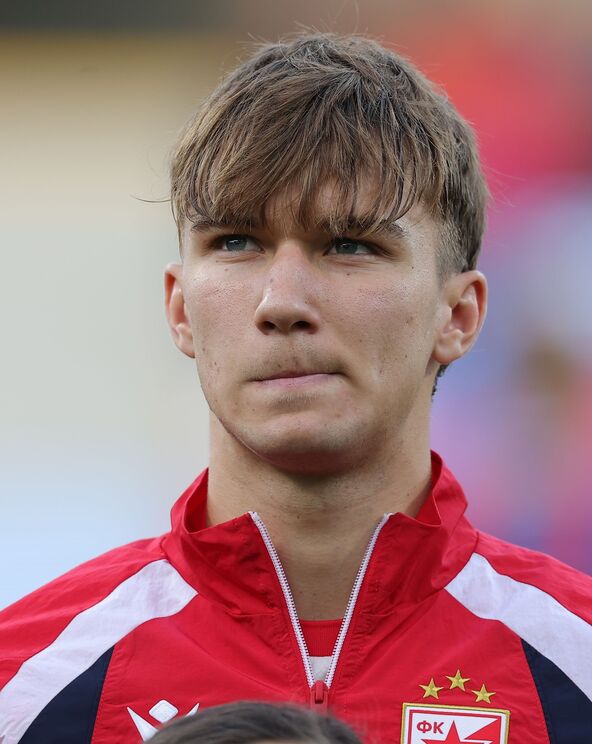 Vasilije Kostov na prestavljanju u Crvenoj zvezdi