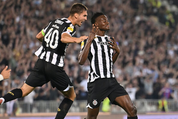 Dembag Sek slavi gol u Partizanu