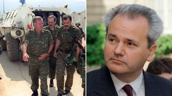 Ratko Mladić i Slobodan Milošević