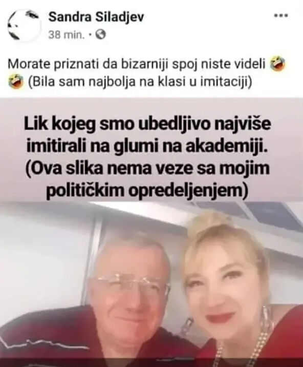 Sandra Silađev Vojislav Šešelj