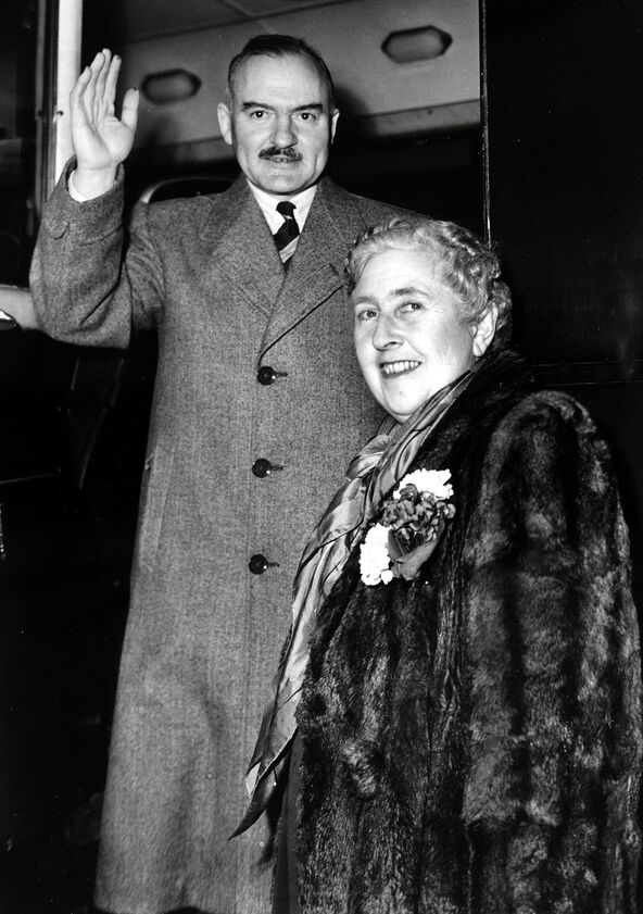 Agata Kristi sa mlađim mužem