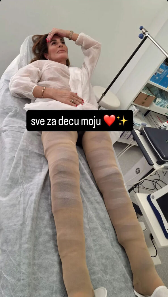 Milena Kačavenda nakon operacije