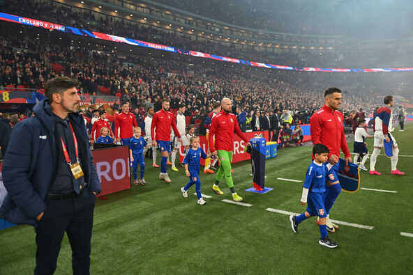 Predrag Rajković izlazi na Vembli pod komandom Veljka Paunovića