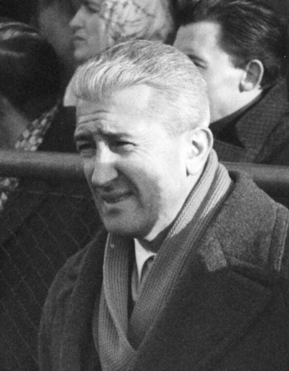 Ljubiša Broćić 1959. godine na utakmici