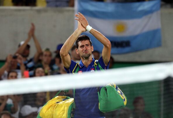 Novak Đoković Huan Martin del Potro u Rio de Žaneiru 2016. godine