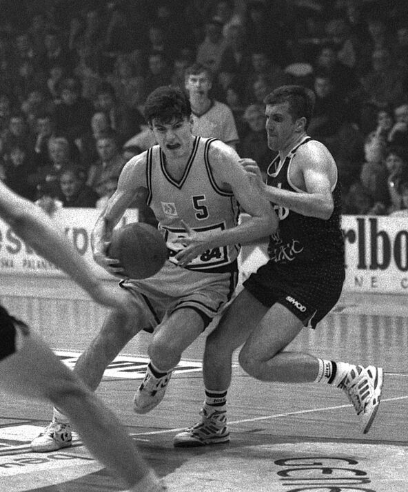 Željko Obradović u dresu Partizana