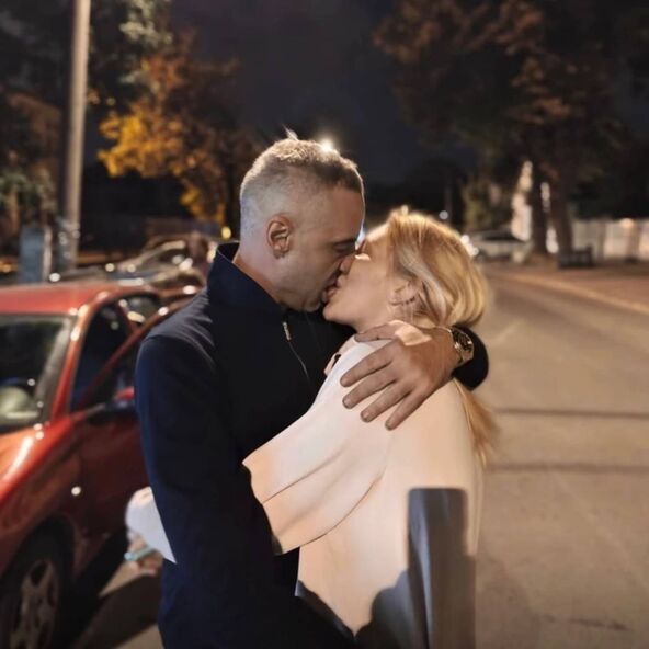 Aleksandar Požgaj sa devojkom