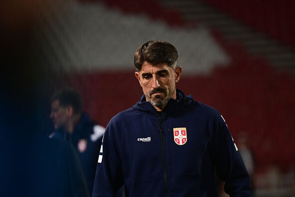 Veljko Paunović potišten na Srbija Grčka u Ligi nacija