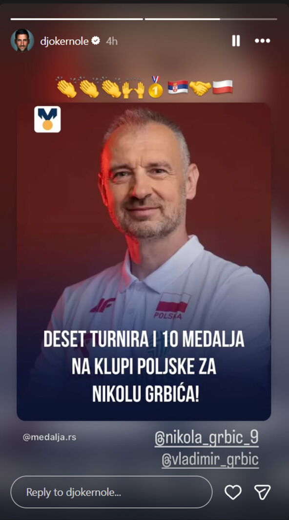 Novak Đoković se oglasio zbog Nikole Grbića