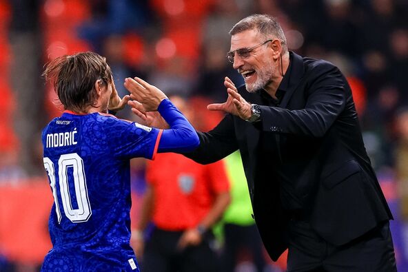 Slaven Bilić i Luka Modrić