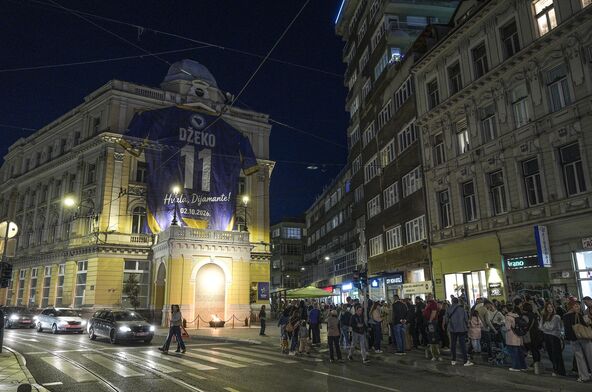 Edin Džeko oproštaj u Sarajevu