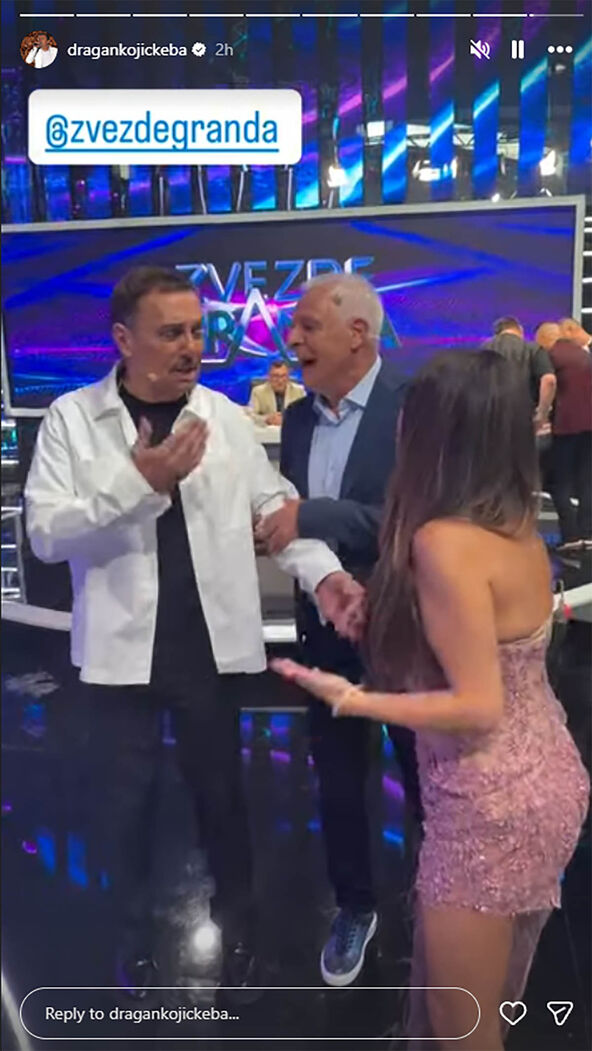 Dragan Kojić Keba i Ana Sević na snimanju ZG