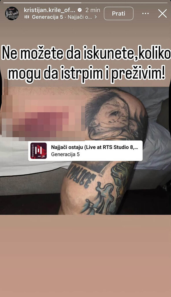 Objava Kristijana Golubovića