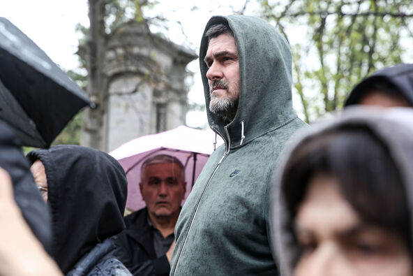 Darko Miličić na sahrani Dejana Milojevića